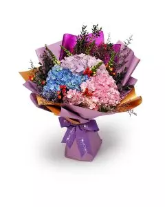 Sweet Purple flower bouquet